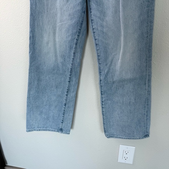 MOTHER Women's Straight Leg Jeans - Light Blue - Picture 5 of 15
